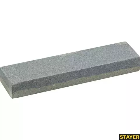 STAYER 200 x 50 x 25мм, P180/P320, двухсторонний абразивный брусок (3572-20)