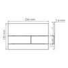 WasserKRAFT Alme 15TLT.010.ME.RG04 Инсталляция для унитаза с клавишей