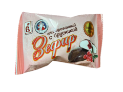 Зефир в шоколаде "Брусника" 30гр.