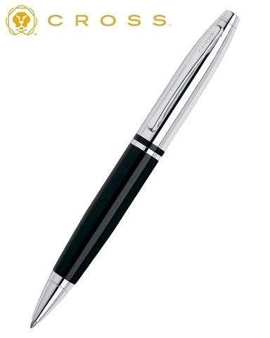 Ручка шариковая Cross Calais Black Chrome (AT0112-2)