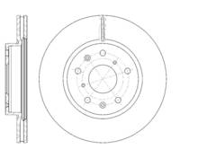Диск тормозной вентилируемый G-brake  GR-20656
