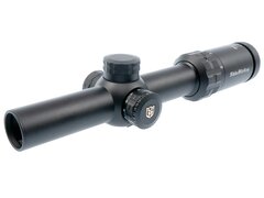 Прицел Nikko Stirling серии OCTA 1-8x24, BDC грав., подсветка красная, 30мм, длина 260мм, 550г