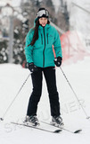 Премиальный теплый зимний костюм Nordski Lavin Malachite/Black Женский
