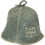 Шапка для сауны Глава семьи, войлок - 3