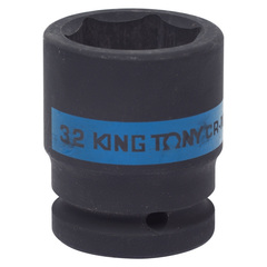 KING TONY (653532M) Головка торцевая ударная шестигранная 3/4", 32 мм