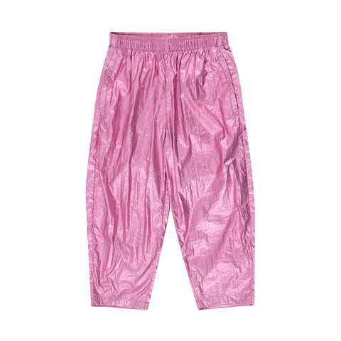 Брюки Tinycottons Shiny Barrel Pink