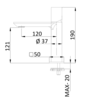 Remer Edge EG610CFP Смеситель для раковины, цвет: чёрный