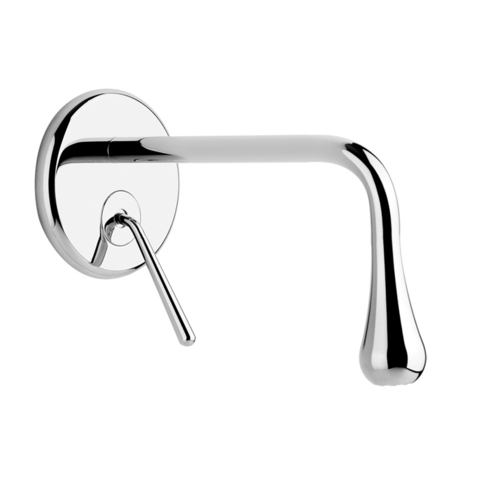 Gessi Goccia 33684#031 Встраиваемый однорычажный смеситель для раковины, излив 200мм(внешние части), цвет: хром