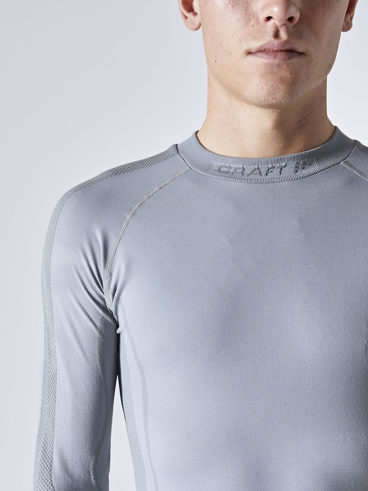 Мужской комплект термобелья Craft Core Dry Fuseknit grey - 5