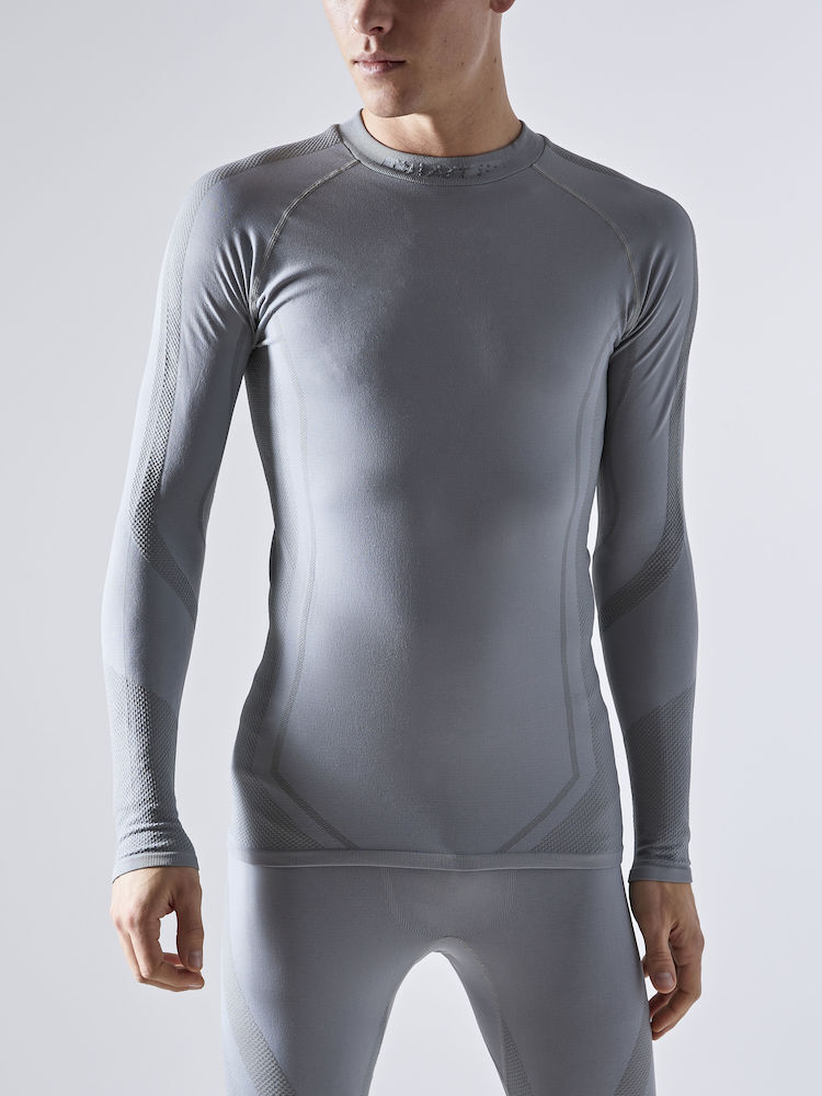 Мужской комплект термобелья Craft Core Dry Fuseknit grey - 3