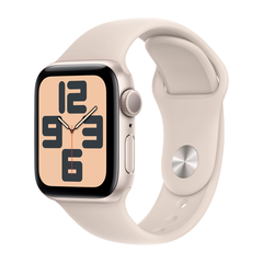 Умные часы Apple Watch SE 2 (2024) GPS, 40mm, Starlight Aluminium Case with Sport Band S/M, Starlight (Сияющая звезда)
