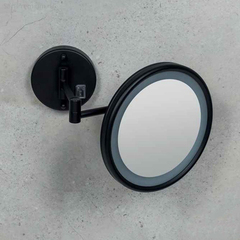 Colombo Fashion Mirrors В9954.NE Косметическое зеркало с подсветкой, цвет: черный фото