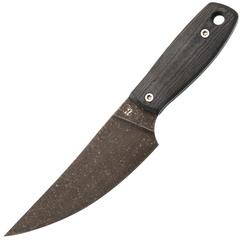 Фото Нож Barmaley Knives Буратино L, сталь VG-10, рукоять Микарта, пепельный