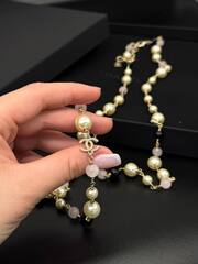 Бусы -колье длинное со вставками из жемчуга CHANEL