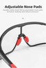 Картинка очки спортивные Rockbros 1013 black-clear - 11