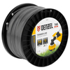 Леска для триммера двухкомпонентная звезда, 3,0мм х 166м, на DIN катушке EXTRA CORD Denzel — фото 1