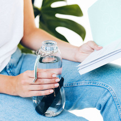 Экобутылка eau good, 800 мл, голубая