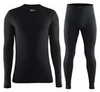 Комплект термобелья Craft Warm Wool мужской Black - 4