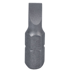 KING TONY (102555S2) Вставка (бита) торцевая 1/4", L = 25 мм, Slotted, SL5.5 х 1.0 мм