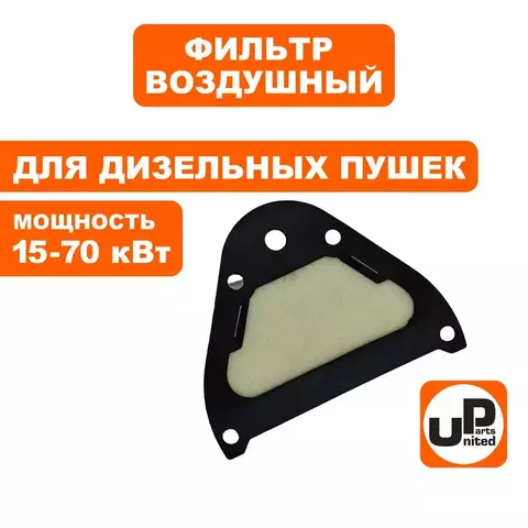 Фильтр воздушный UNITED PARTS для дизельных пушек PRO 15-70кВт, выходной фетр (TK8-000-030) (90-0697)
