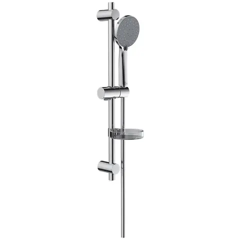 Villeroy&Boch TVS00000900061 Душевой гарнитур, размер штанги, мм-600, размер шланга, мм-1600, количество режимов-3, материал-ABS/сталь нержавеющая, в комплекте-держатель ручного душа, цвет-хром