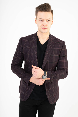 Пиджак мужской приталенный Slim Fit SACO 12/039