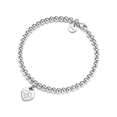 Браслет из серебра с голубой эмалью и бриллиантом 💠Tiffany