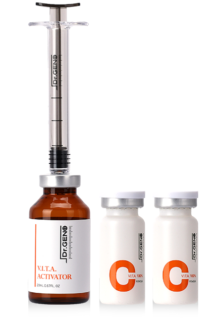 Dr. GENO Toning KIT | Мультивитаминная система для сияния и коррекции пигментации (TRX + Vit C)