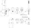 Remer ET53D2PWBNO Смеситель для ванны Remer Element ET53D2PWBNO, черный матовый