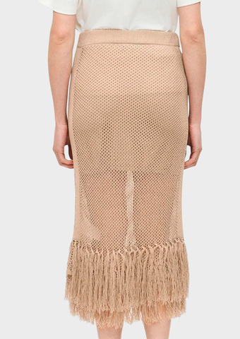 Юбка KARL LAGERFELD Crochet Knit Skirt