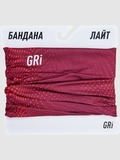 Бандана-баф Gri Лайт бордовая