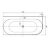 Allen Brau Priority 2.31004.20A/AM Акриловая ванна, 170x78, цвет: белый