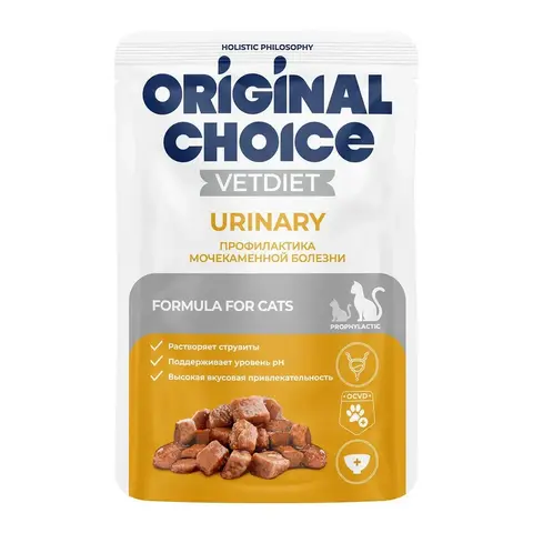 Original Сhoice VET Urinary консервы для взрослых кошек профилактика МКБ 85 гр