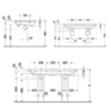 Duravit DuraStyle 2338130000 Раковина двойная