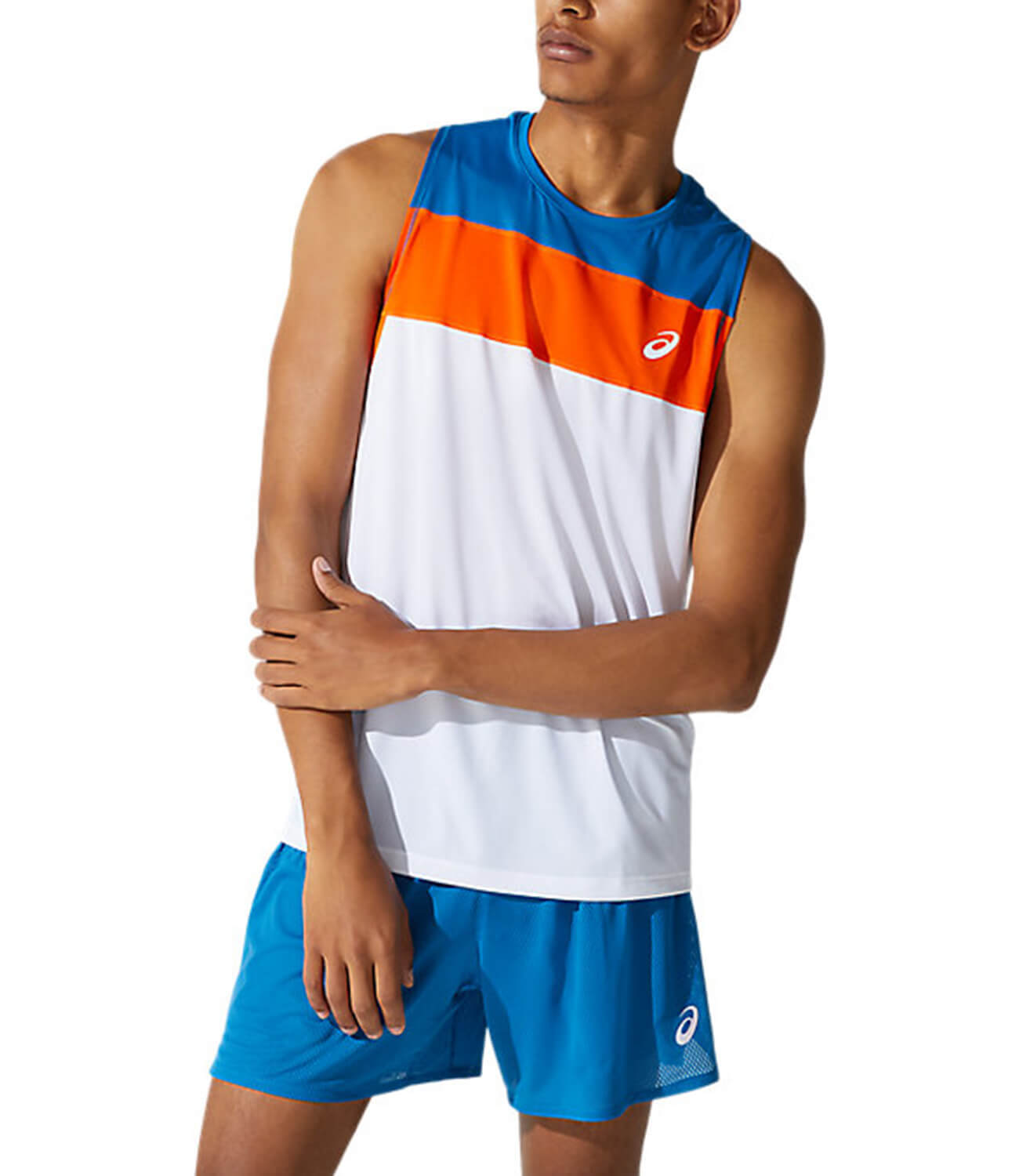 Asics Race Singlet майка для бега мужская белая