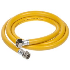 Шланг газовый 4,0 м ELKA ПВХ 3/4" гайка-штуцер (жёлтый)