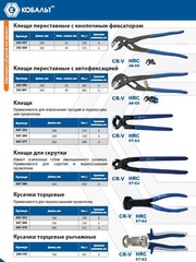 Кусачки торцевые КОБАЛЬТ 160 мм, CR-V (647-352)