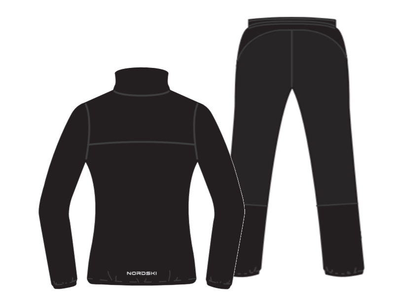 Nordski Motion Run костюм для бега женский Black - 7