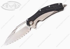 Нож Microtech Matrix 165C-9CFTI Titanium Full Serrated 