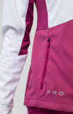 Женская элитная тренировочная куртка Nordski Pro Fuchsia/White W