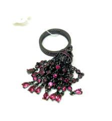 kolco-iz-chernogo-serebra-s-kistochkoj-iz-cepochek-s-rozovymi-fianitami-ko-jewelry