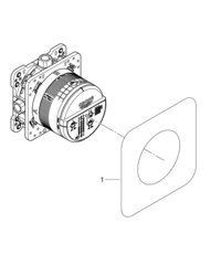 Набор для комплектации душа, GROHE Eurosmart Cosmopolitan, с верхним душем Tempesta 210, хром, (25219001)