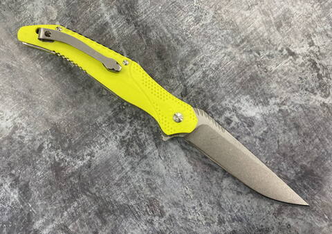 Складной нож  Пифон-02 сталь 9Cr18MoV, рукоять G10, yellow