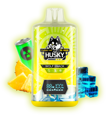 HUSKY CYBER 2.0 18000 Wolf Snack - Энергетик Ананас лед
