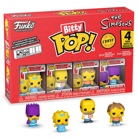 Funko Bitty POP! Simpsons Maggie+Homer+Barney+Сhase (1 of 4) 4PK