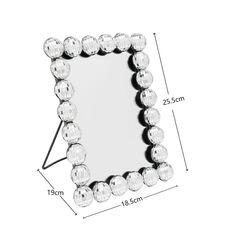 Зеркало настольное Disco Balls Square 19x26cm