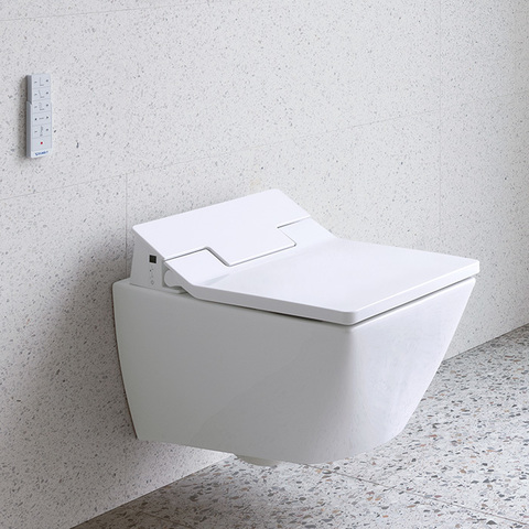 Duravit Viu 2511590000 Унитаз подвесной 370x570мм, rimless, sensowash для #611600, с крепление Durafix, цвет: белый