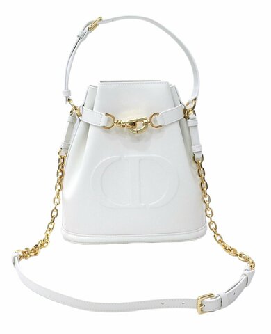Сумка Dior C'est Dior, модель среднего формата белый