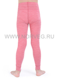 Комплект термобелья из шерсти мериноса Norveg Soft Red Melange детский