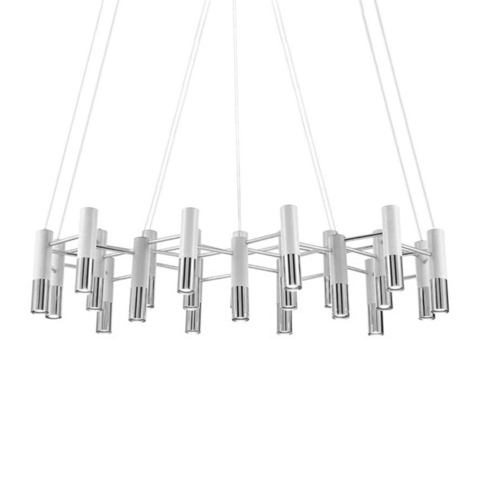 Люстра Ike Suspension белая-Silver 22
